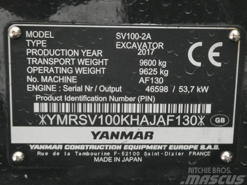 Yanmar SV 100-2A Excavadoras 7t - 12t