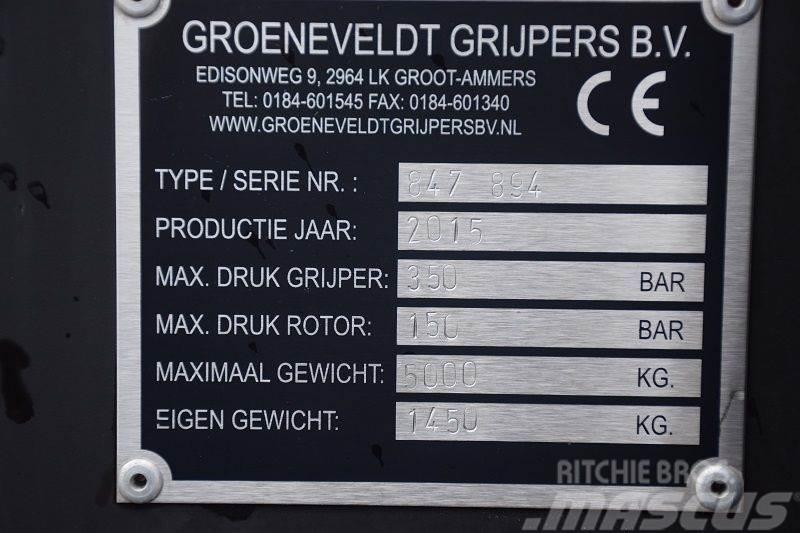  Groeneveldt houtgrijper EVAX 800-30-2-1650:894 Abrazaderas de rodillo