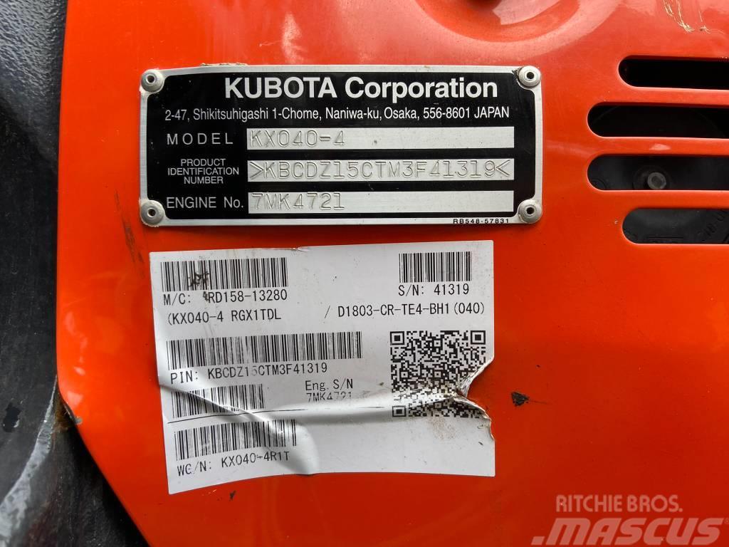 Kubota KX040-4 Mini excavadoras < 7t