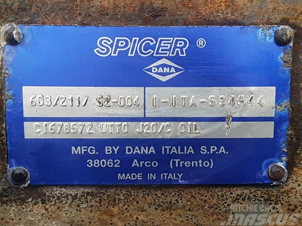 Manitou 180ATJ-Spicer Dana 603/211/52-004-Axle/Achse/As Ejes