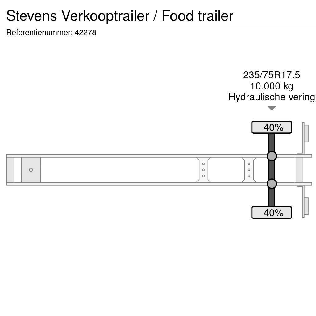 Stevens Verkooptrailer / Food trailer Semirremolques isotermos/frigoríficos