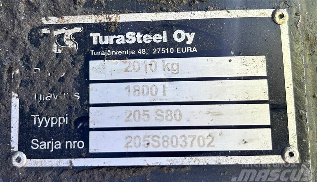  TuraSteel Oy KALLISTUVALUISKAKAUHA S80 2050MM 1800 Cucharones