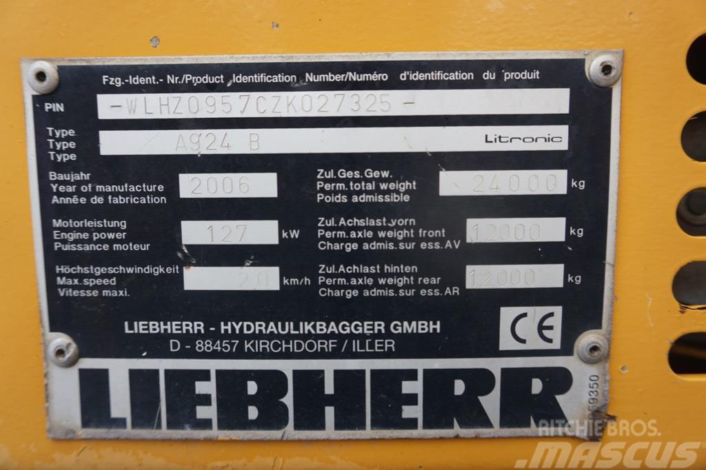 Liebherr A 924 B Litronic Excavadoras de manutención