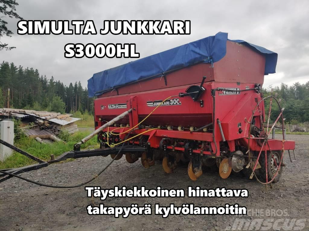 Simulta Junkkari S3000HL kylvölannoitin - VIDEO Sembradoras combinadas