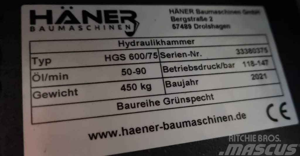  Häner HGS 600/75 Martillos hidráulicos