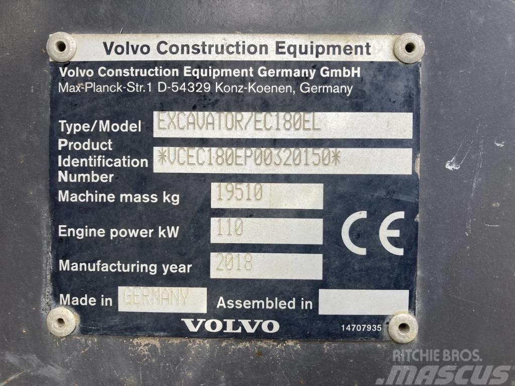 Volvo EC 180 EL Excavadoras de cadenas