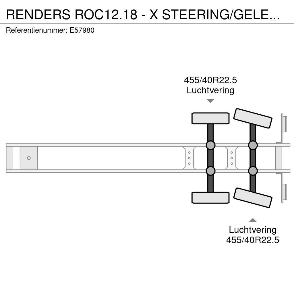 Renders ROC12.18 - X STEERING/GELENKT/GESTUURD Semirremolques de plataformas planas/laterales abatibles