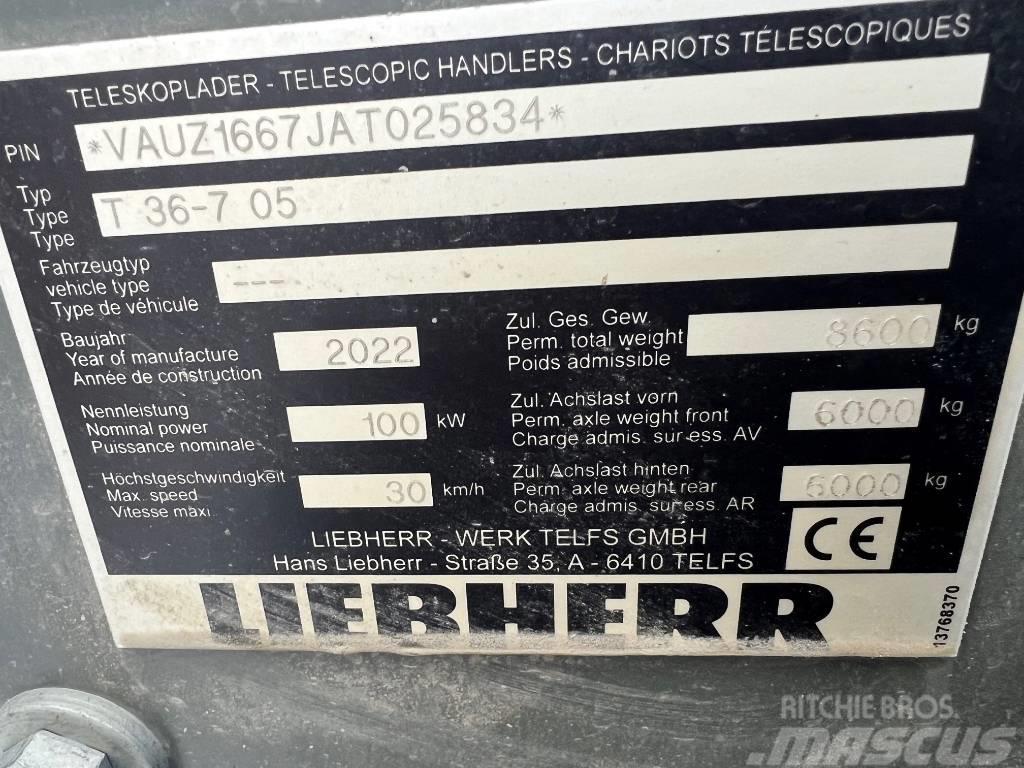 Liebherr T36-7 Carretillas telescópicas