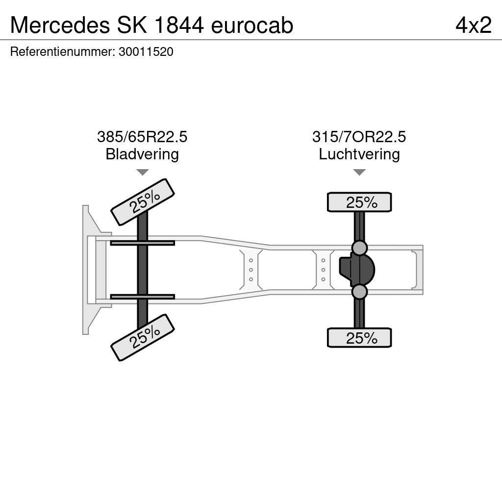 Mercedes-Benz SK 1844 eurocab Cabezas tractoras