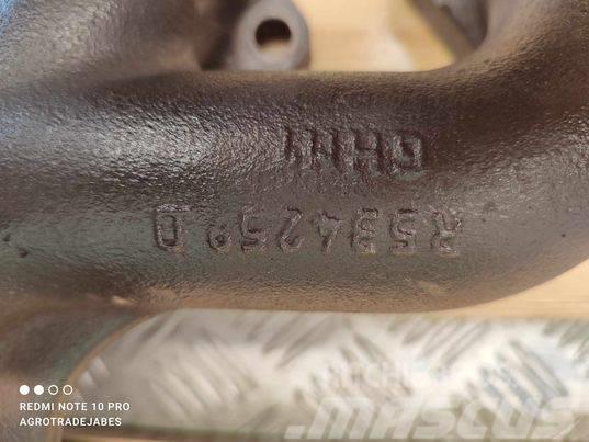 John Deere 6068 HRT 90 (R534259) exhaust manifold Motores