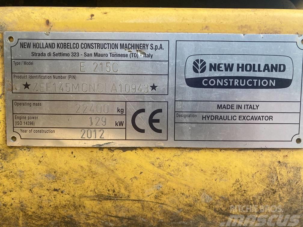 New Holland E 215 C Excavadoras de cadenas