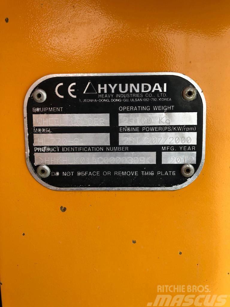 Hyundai HL 770-9 Cargadoras sobre ruedas