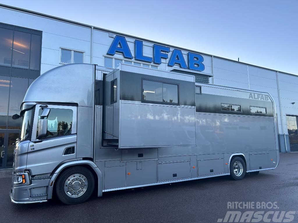Scania P280 ALFAB Professional hästlastbil Camiones de ganado