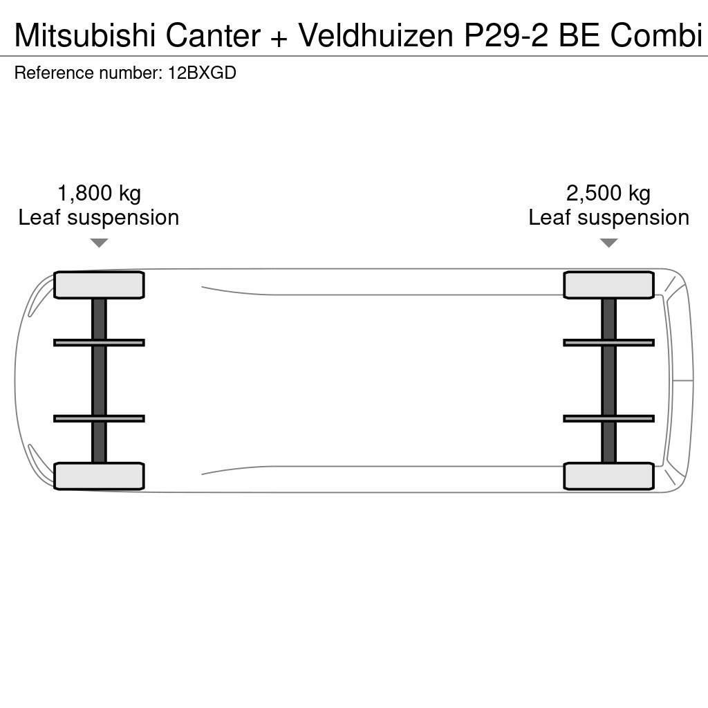 Mitsubishi Canter + Veldhuizen P29-2 BE Combi Otras furgonetas