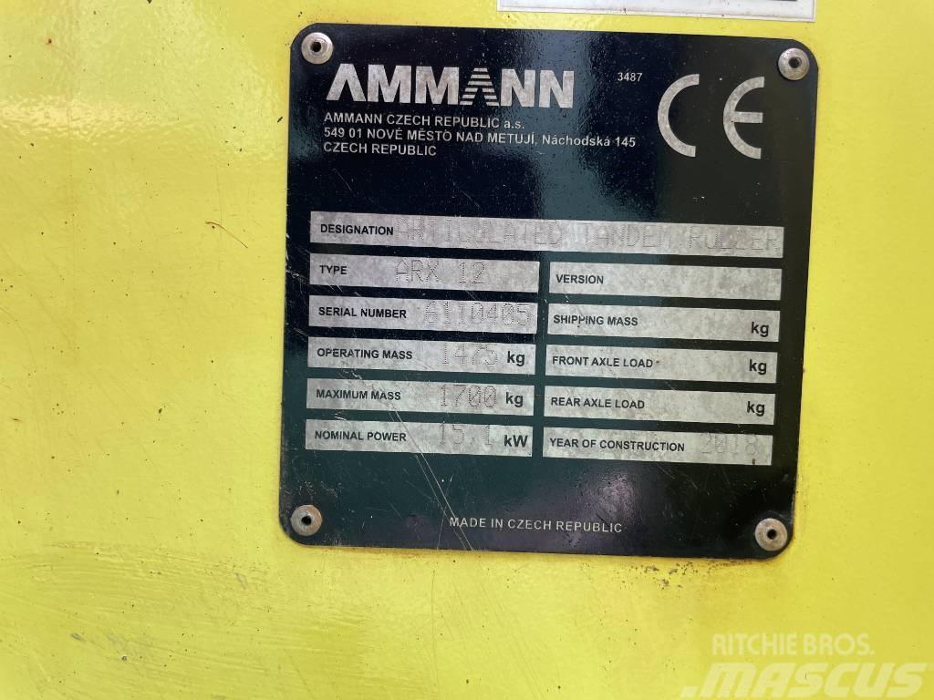 Ammann ARX 12 Rodillos de doble tambor
