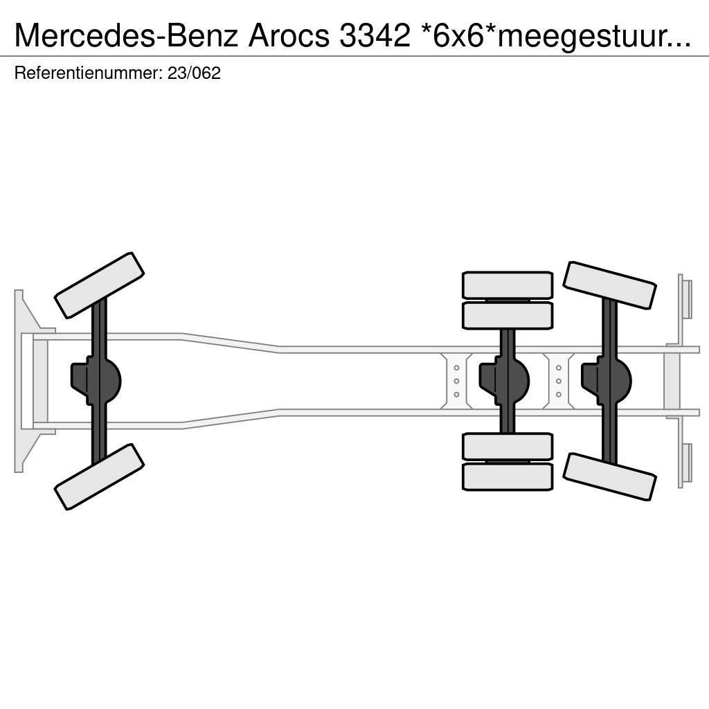 Mercedes-Benz Arocs 3342 *6x6*meegestuurd as*2zijdige kipper*Air Camiones bañeras basculantes o volquetes