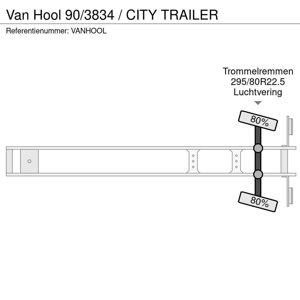 Van Hool 90/3834 / CITY TRAILER Semirremolques con carrocería de caja