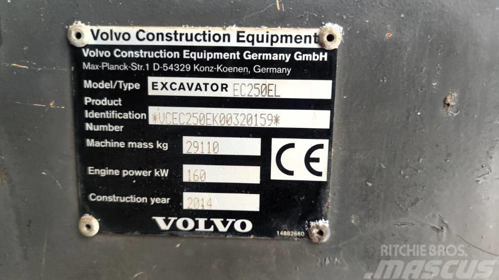 Volvo EC 250 EL Excavadoras de cadenas