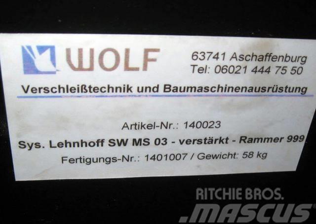 Wolf Schraubadapter MS03 zu Rammer 999 Enganches rápidos
