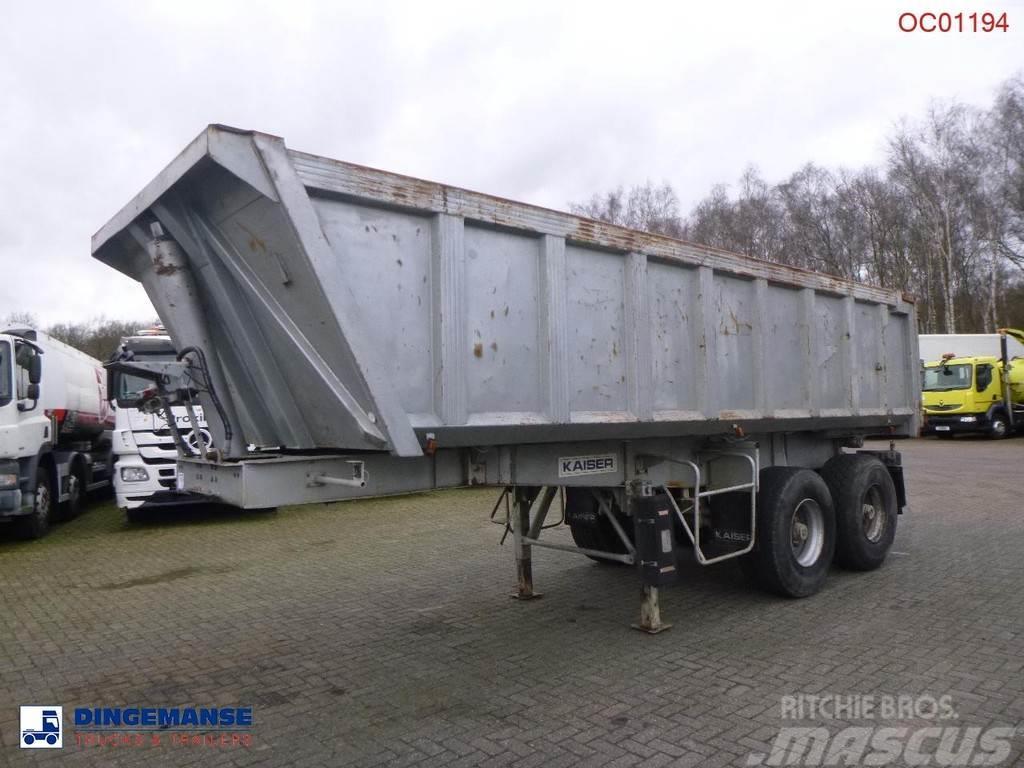 Robuste Kaiser Tipper trailer steel 24 m3 + tarpaulin Semirremolques bañera