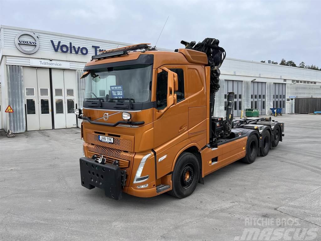 Volvo FH Kranväxlare med front plog & Reco drive Camiones polibrazo