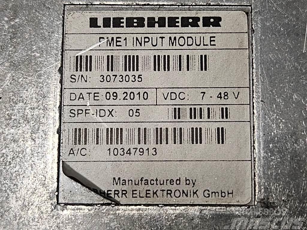 Liebherr LH80-10347913-PME1 INPUT-Control box/Steuermodul Electrónicos