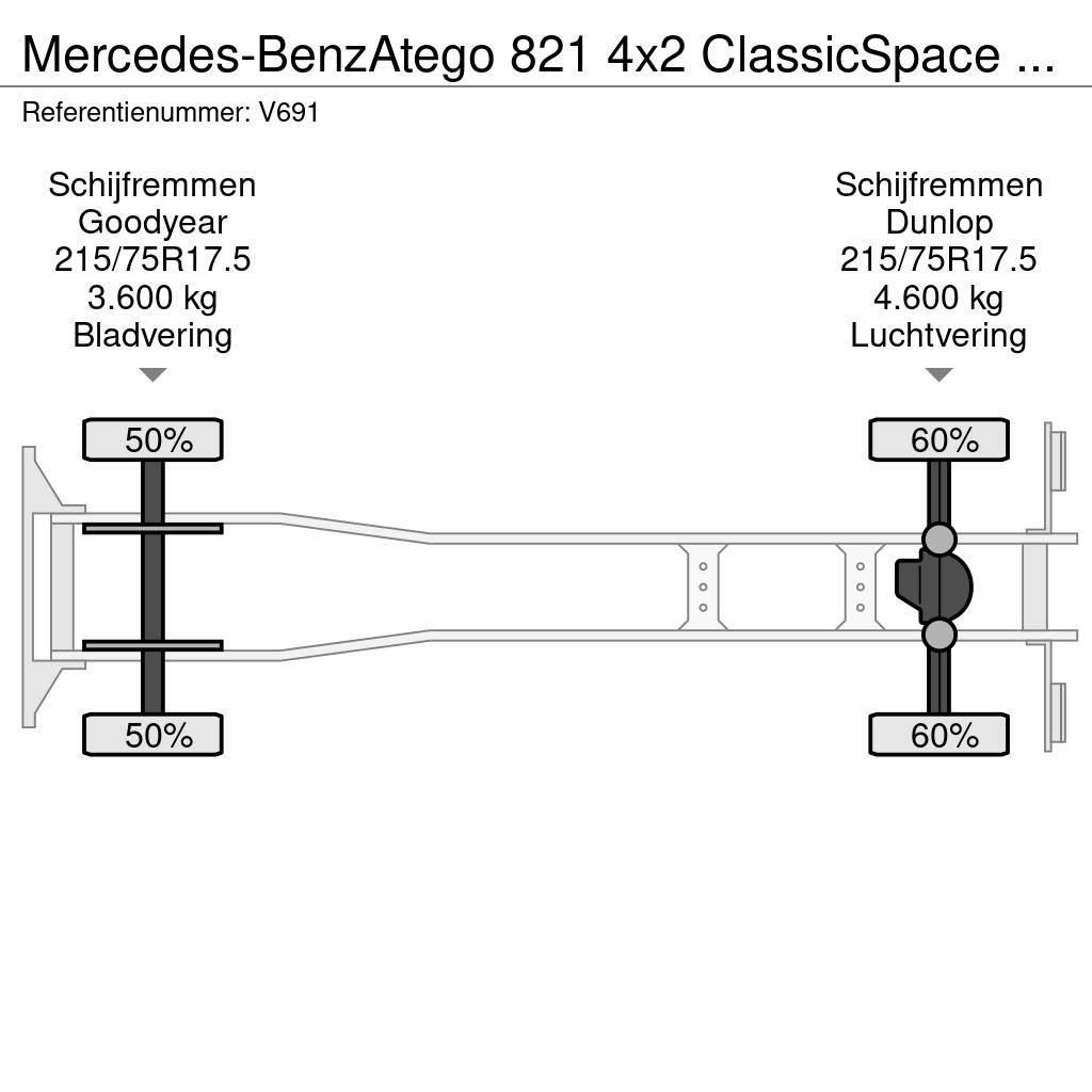 Mercedes-Benz Atego 821 4x2 ClassicSpace Euro6 - GeslotenBak 6.0 Camiones caja cerrada