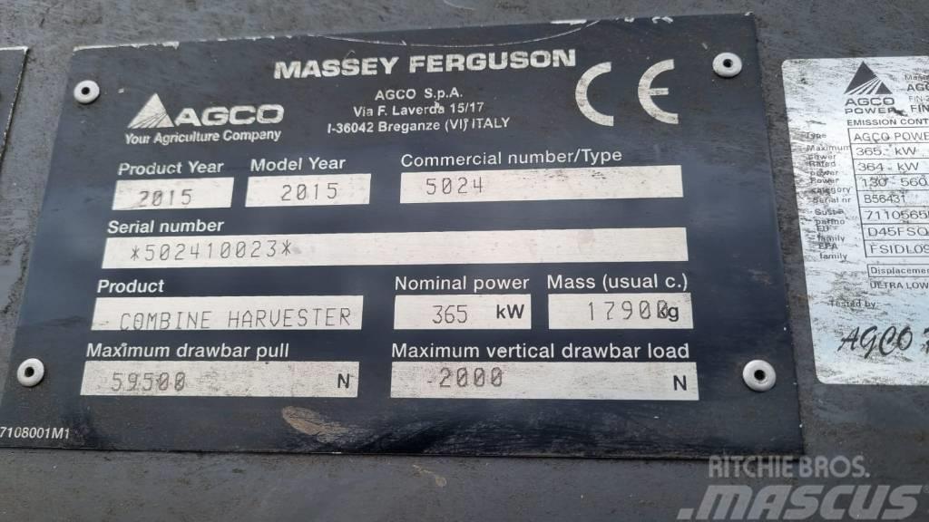 Massey Ferguson 9380 Cosechadoras combinadas