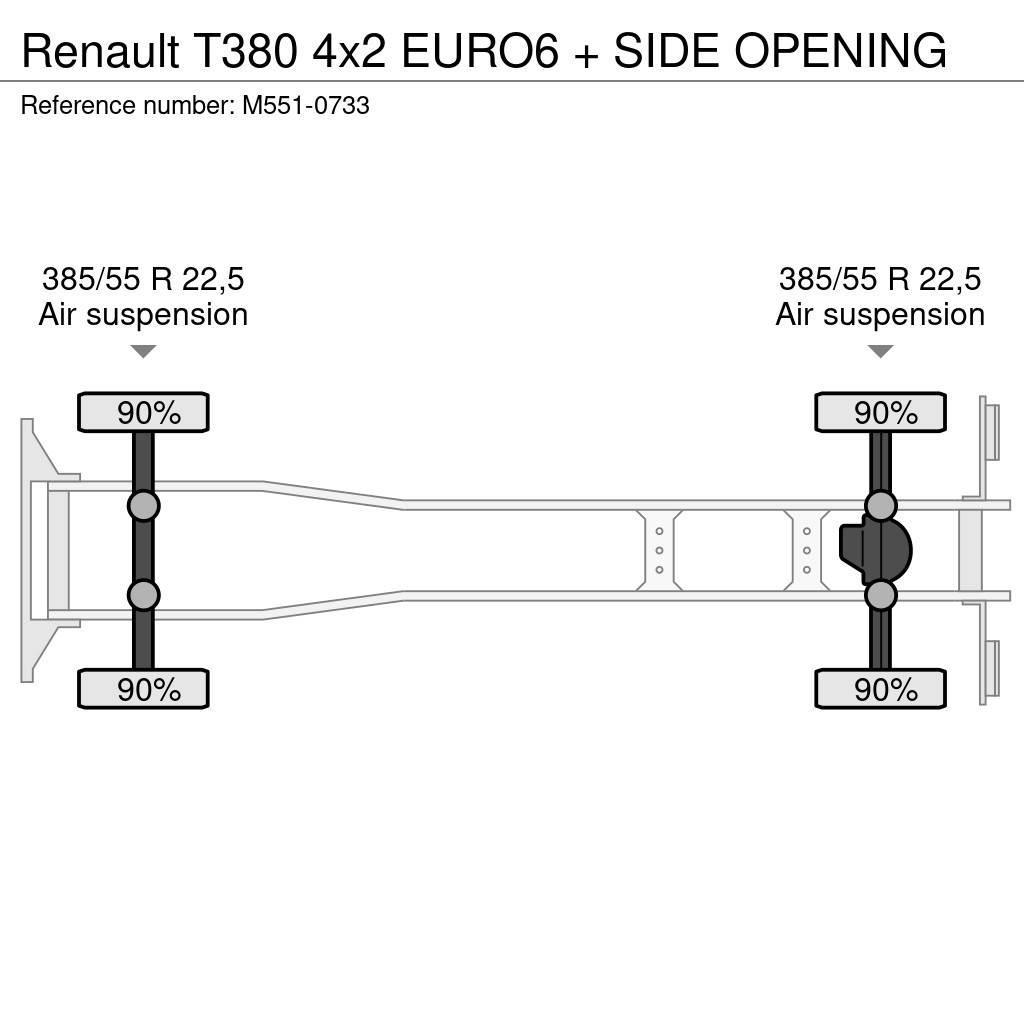 Renault T380 4x2 EURO6 + SIDE OPENING Camiones caja cerrada