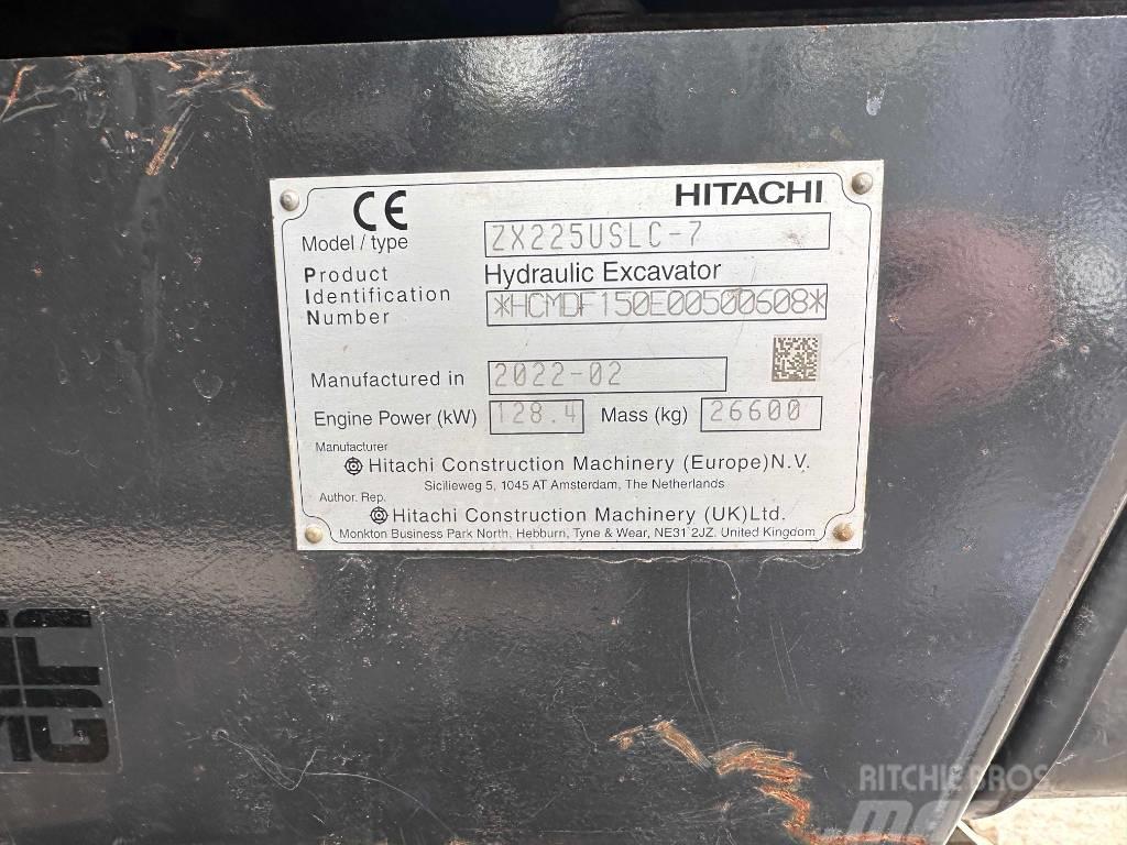 Hitachi ZX 225 uslc-7 Excavadoras de cadenas