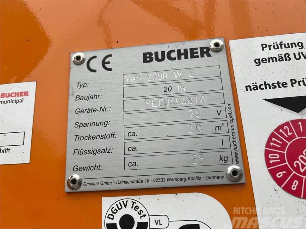 Bucher Gmeiner Streuer Streuautomat Yeti 2000 W E Otras máquinas de paisajismo y limpieza urbana