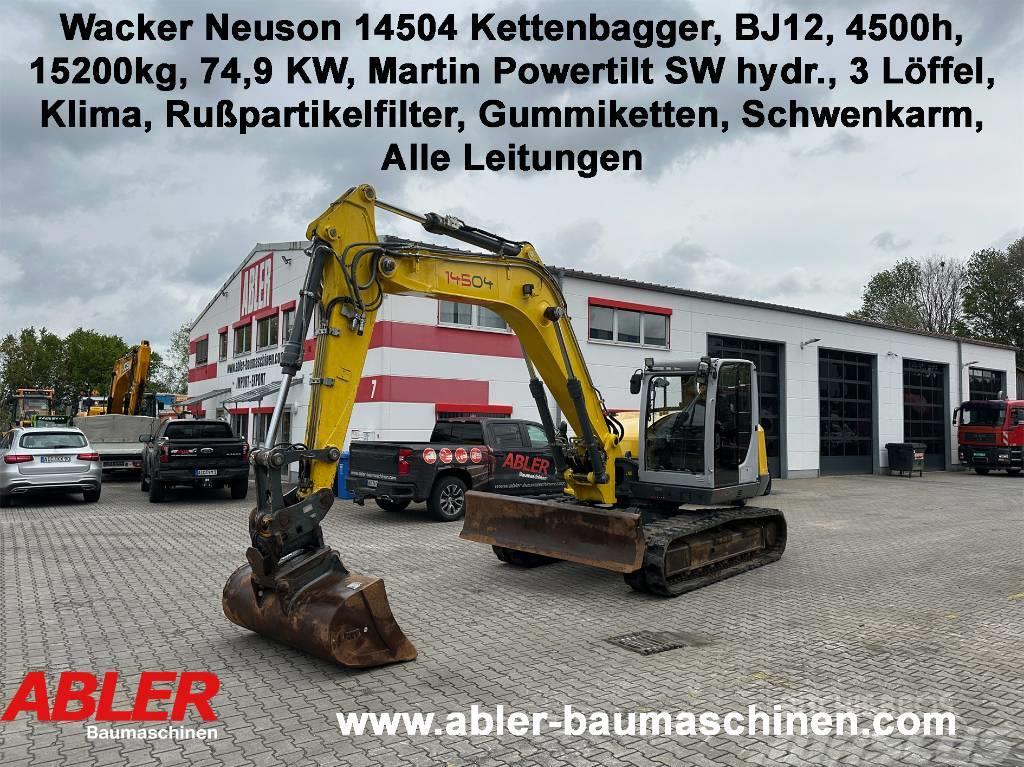 Wacker Neuson 14504 Kettenbagger Klima Martin Powertilt Excavadoras de cadenas