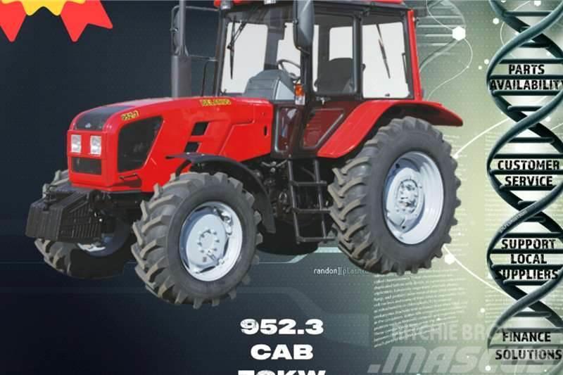 Belarus 952.3 4wd cab tractors (70kw) Tractores