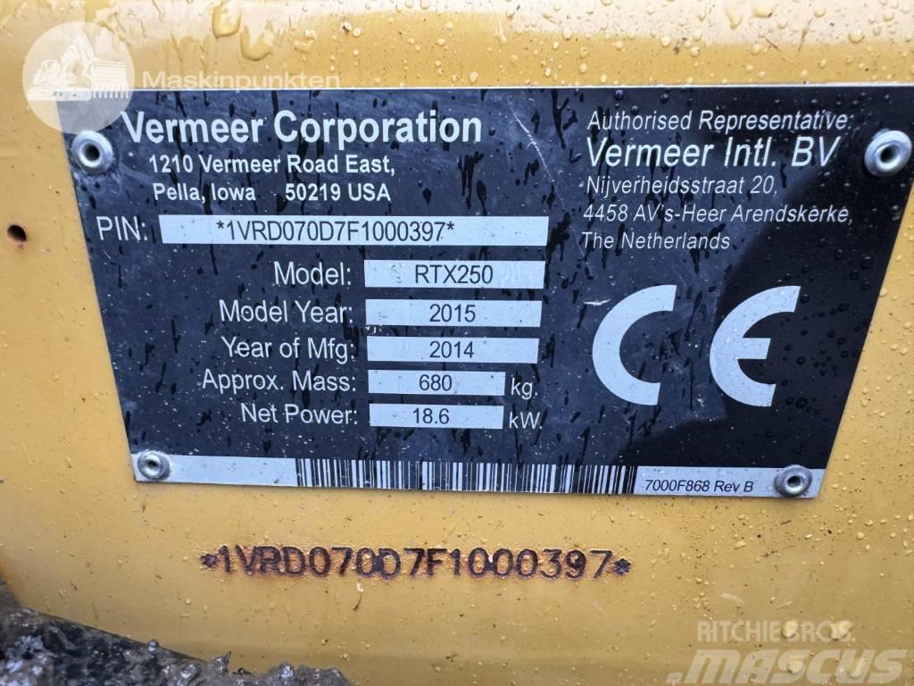 Vermeer RTX250 Excavadoras de zanjas