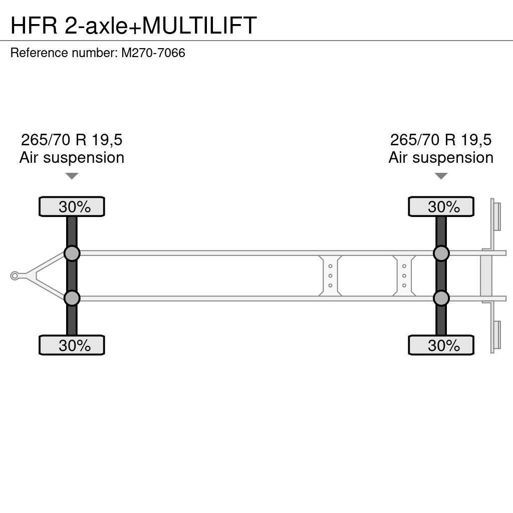 HFR 2-axle+MULTILIFT Otros remolques
