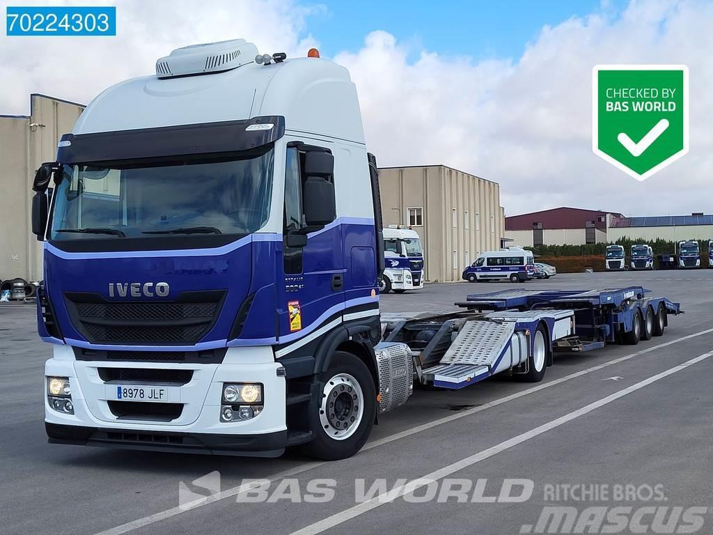 Iveco Stralis 500 4X2 ROLFO Truck transporter Standklima Camiones portacoches