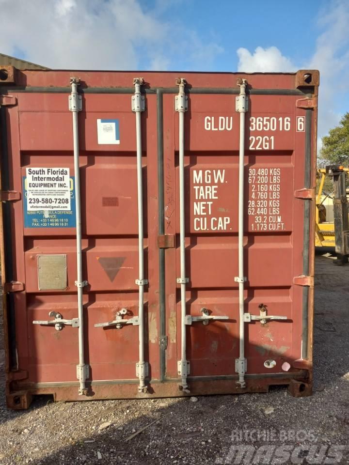 CIMC 20 foot Used Water Tight Shipping Container Remolques portacontenedores
