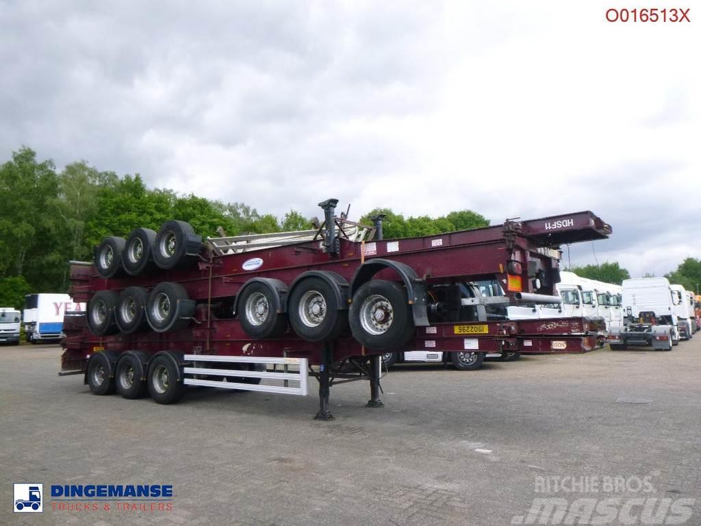 Dennison Stack - 4 x container trailer 40 ft Semirremolques portacontenedores