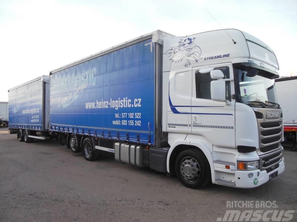 Scania R 410, Souprava 120m3, Retarder Camión con caja abierta