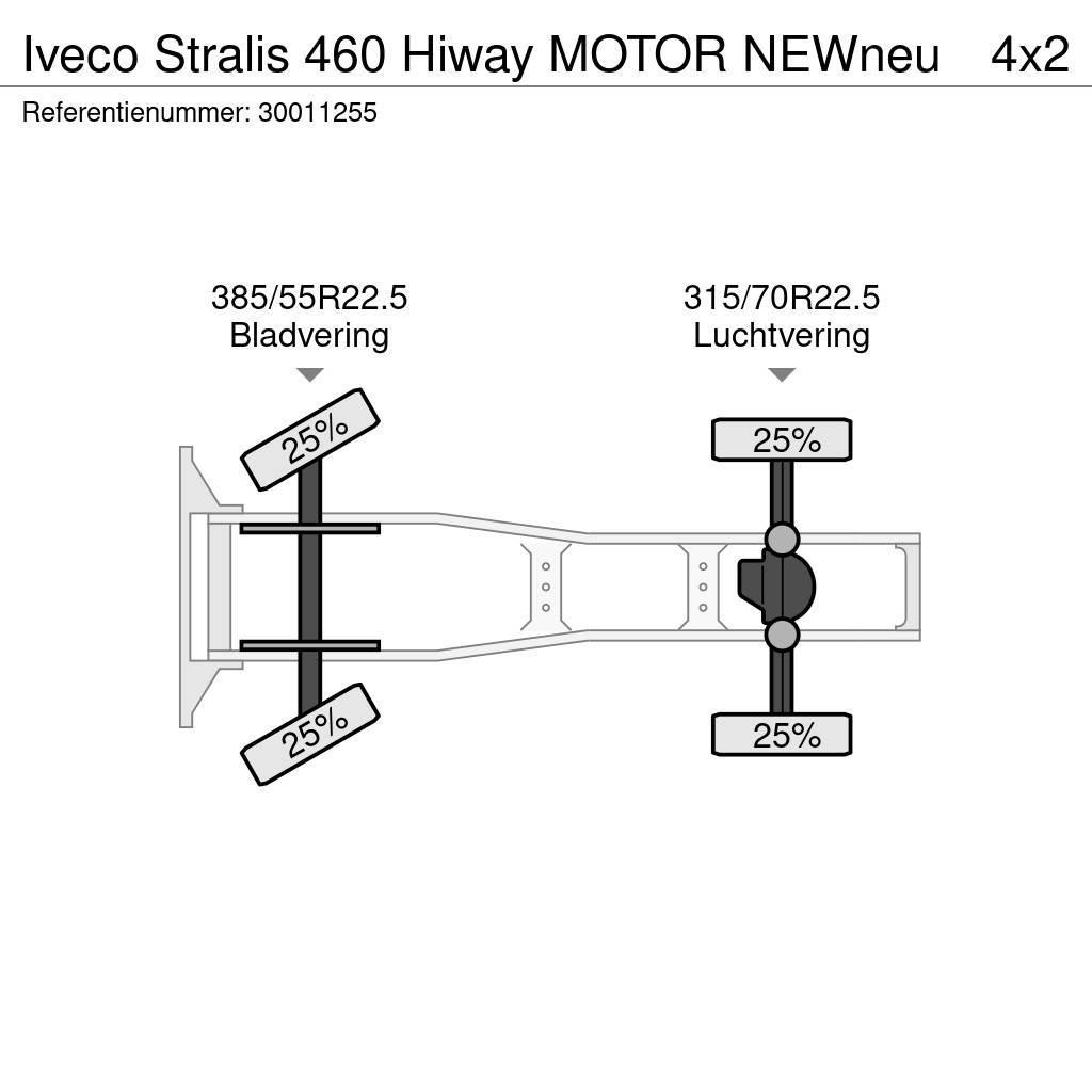 Iveco Stralis 460 Hiway MOTOR NEWneu Cabezas tractoras