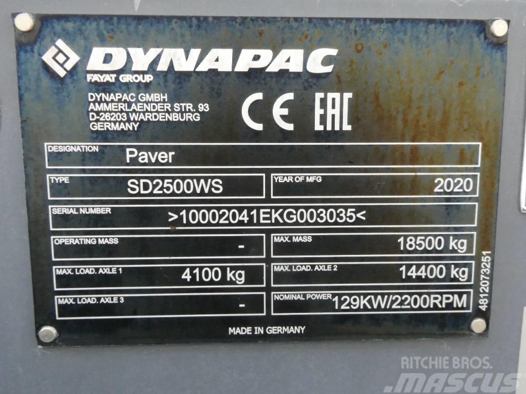 Dynapac SD 2500 WS Asfaltadoras