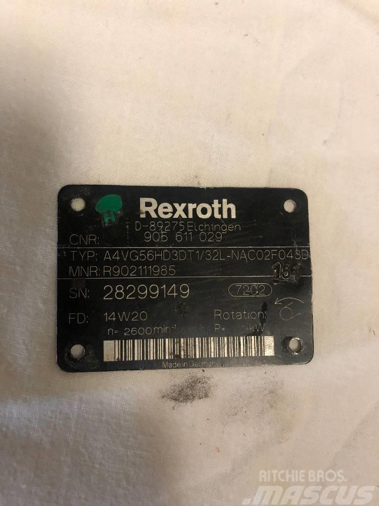 Rexroth A4VG56HD3DT1/32L-NAC02FO43D Otros componentes