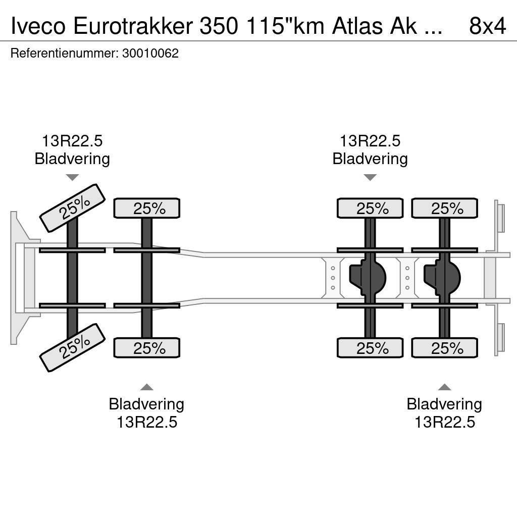 Iveco Eurotrakker 350 115"km Atlas Ak 2001v-A2 Camiones grúa