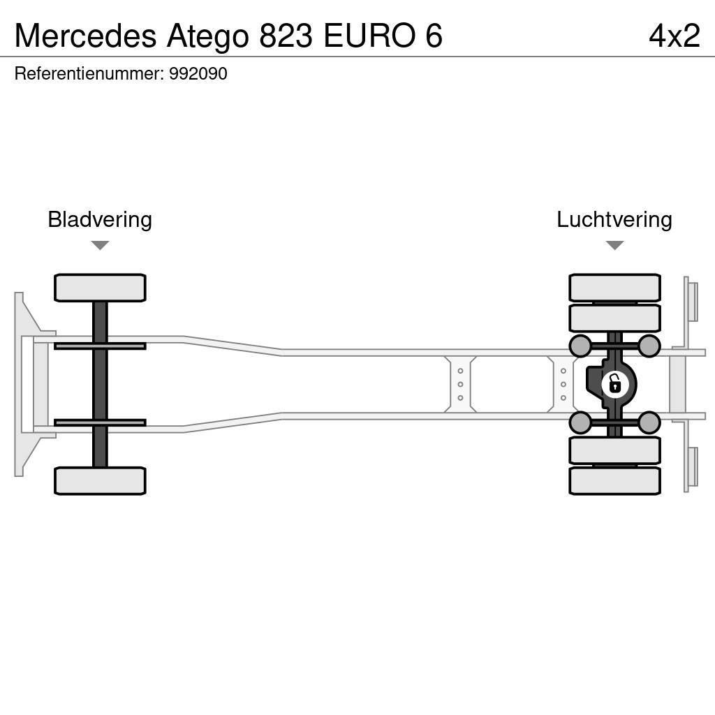 Mercedes-Benz Atego 823 EURO 6 Camión con caja abierta