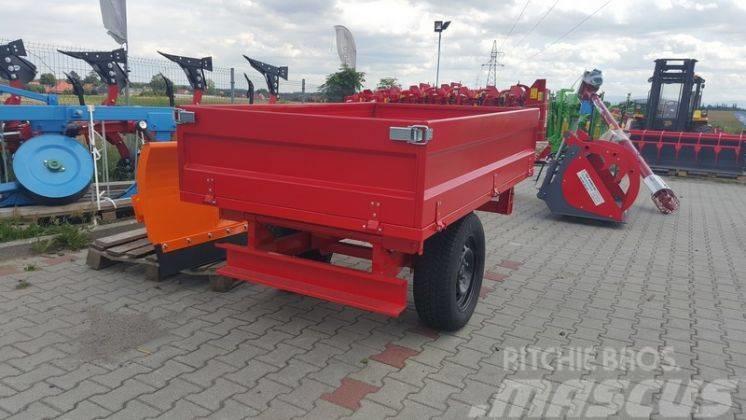 Top-Agro 3 sides tipping trailer, 1 axle, perfect price! Remolques volquete