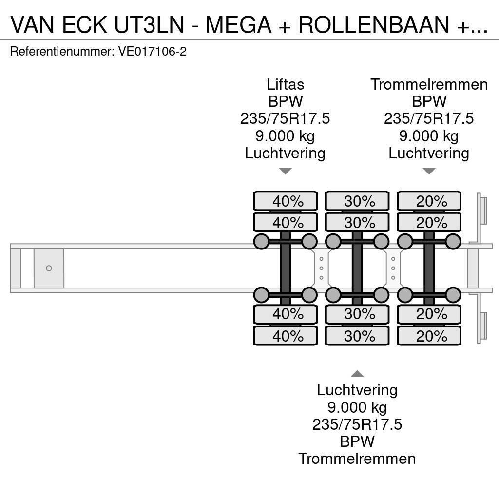 Van Eck UT3LN - MEGA + ROLLENBAAN + THERMOKING SL-200E Semirremolques isotermos/frigoríficos