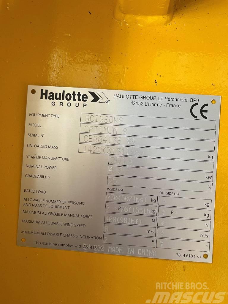 Haulotte Optimum 8 Plataformas tijera
