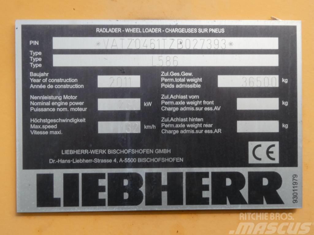 Liebherr L 586 2Plus2 Cargadoras sobre ruedas