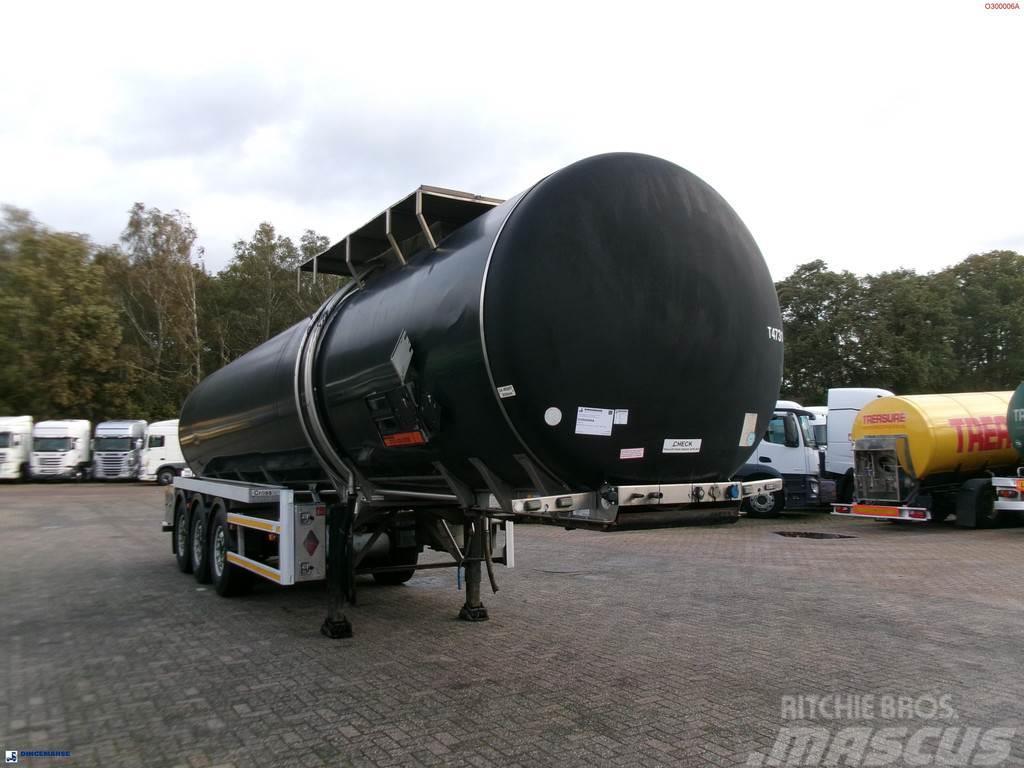Crossland Bitumen tank inox 33 m3 / 1 comp + ADR L4BN Semirremolques cisterna