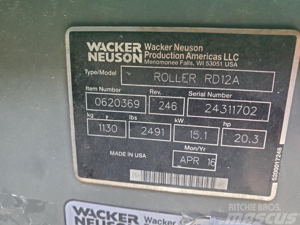 Wacker Neuson RD 12 A Rodillos de doble tambor